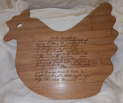 cutting board custom engraving sioux falls