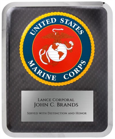 engraved military plaques marines