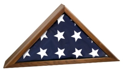 american flag triangle box
